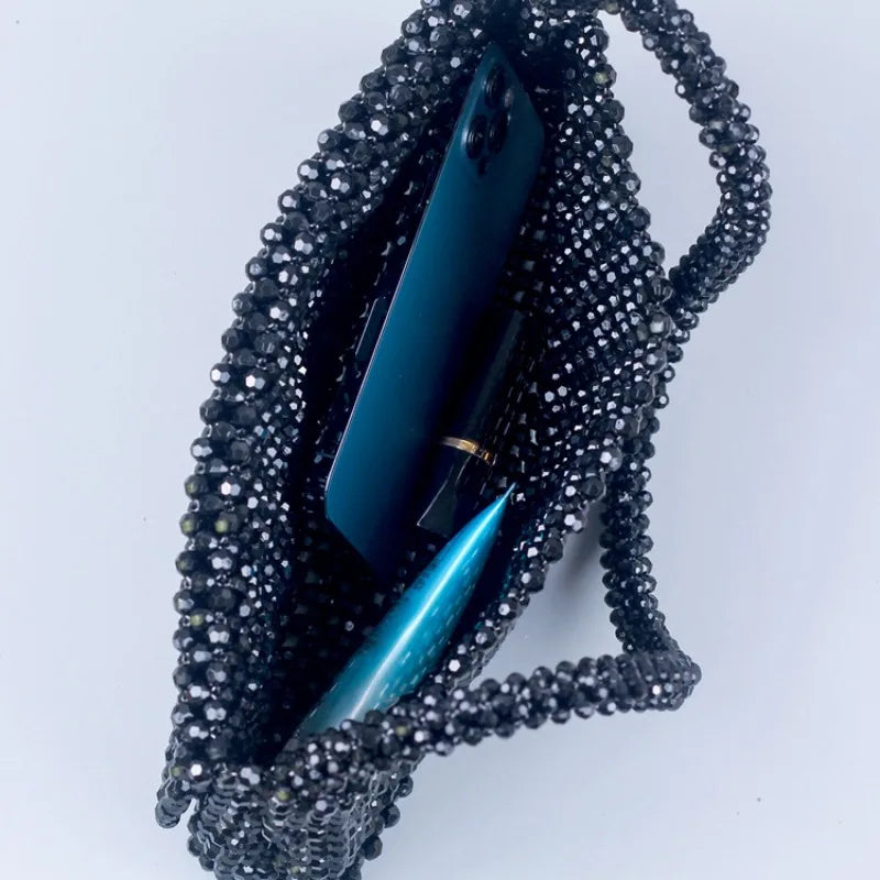 Handmade crystal bag