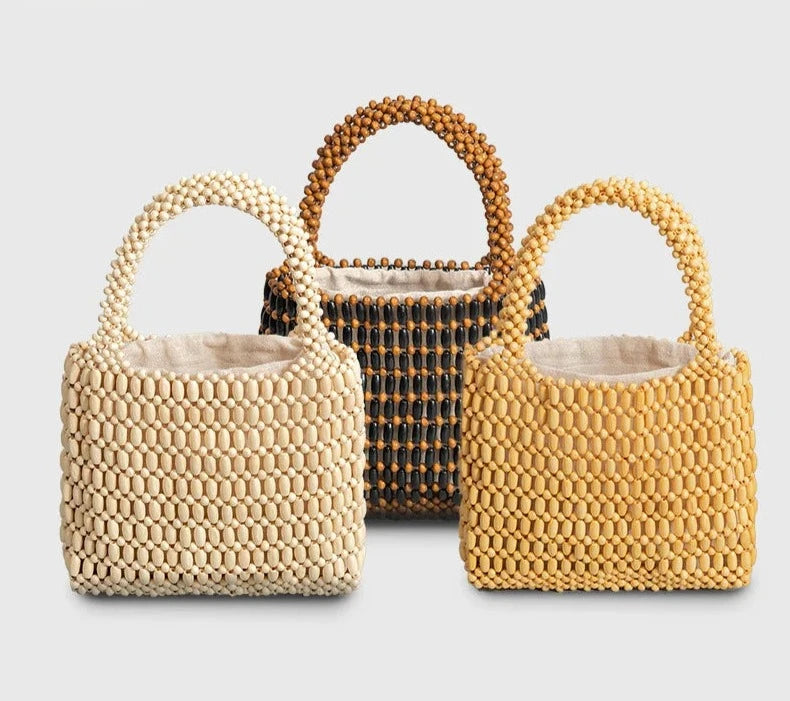 Wooden summer bag