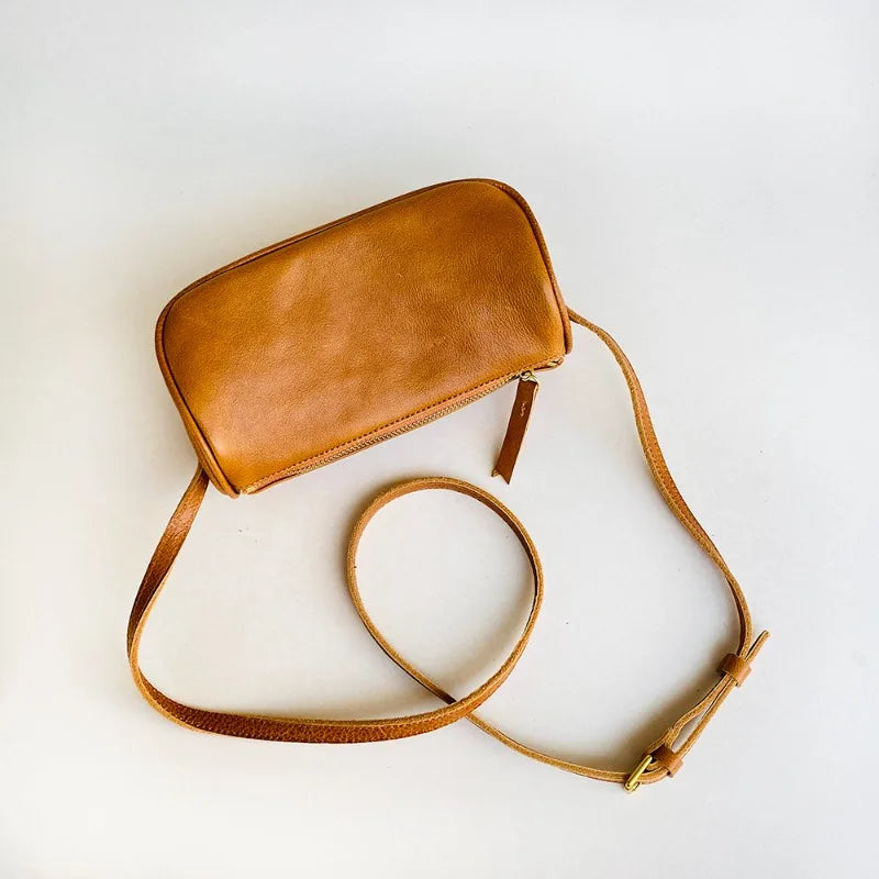 Vintage cowhide mini bag