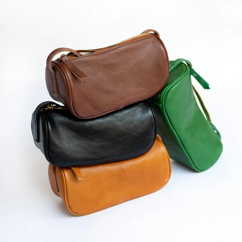 Vintage cowhide mini bag