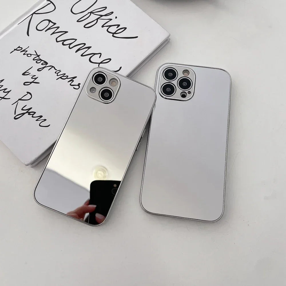 Glossy mirror case for iphone